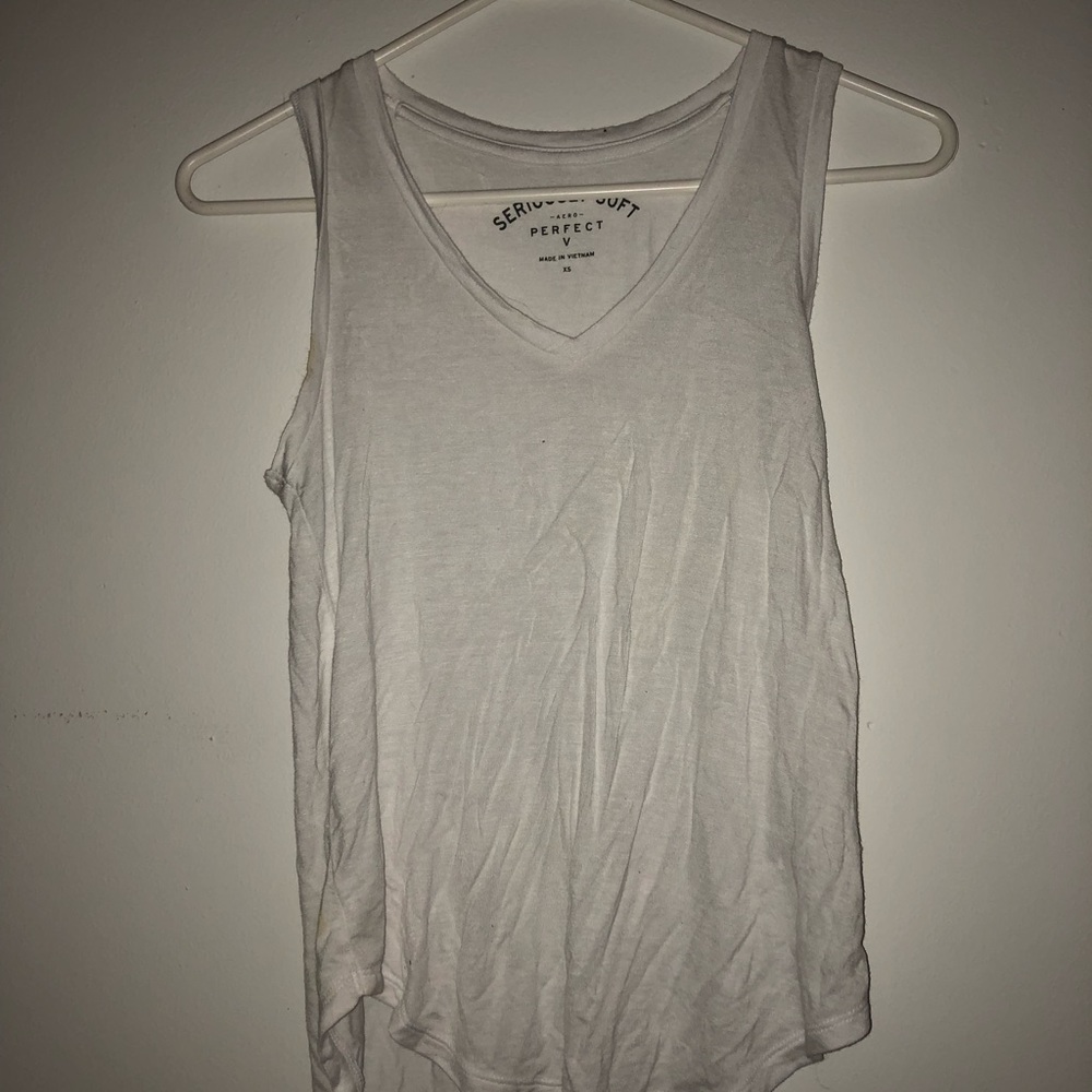 White tank top
